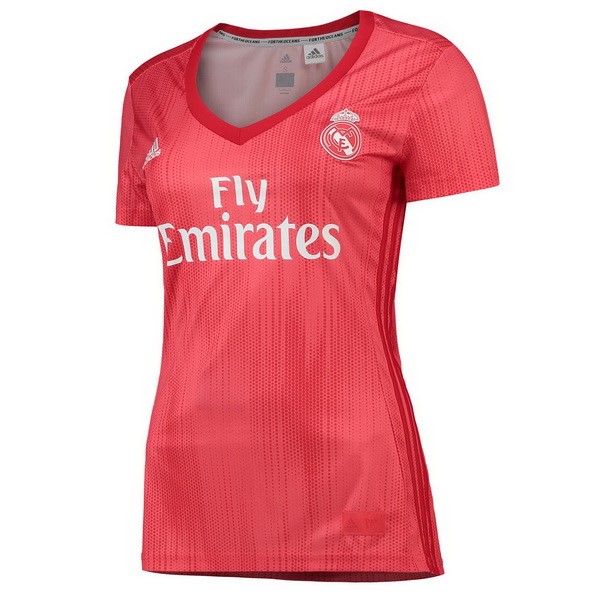 Camiseta Real Madrid Tercera equipo Mujer 2018-19 Rojo